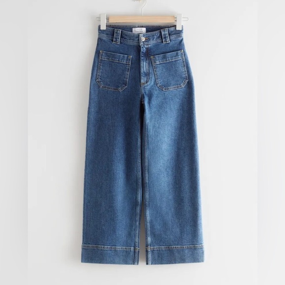 & Other Stories Denim - & other stories wide leg pant